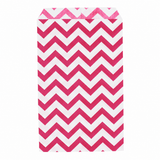 Pink Chevron jewelry bag