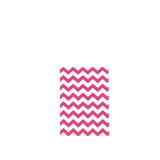 Pink Chevron Jewelry Bag — 4x6 — Kraft footprint