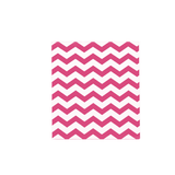 Pink Chevron Jewelry Bag — 5x7 — Kraft footprint