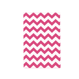 Pink Chevron Jewelry Bag — 6x9 — Kraft footprint