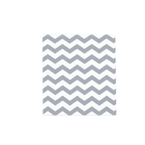 Silver Chevron Jewelry Bag — 5x7 — Kraft footprint