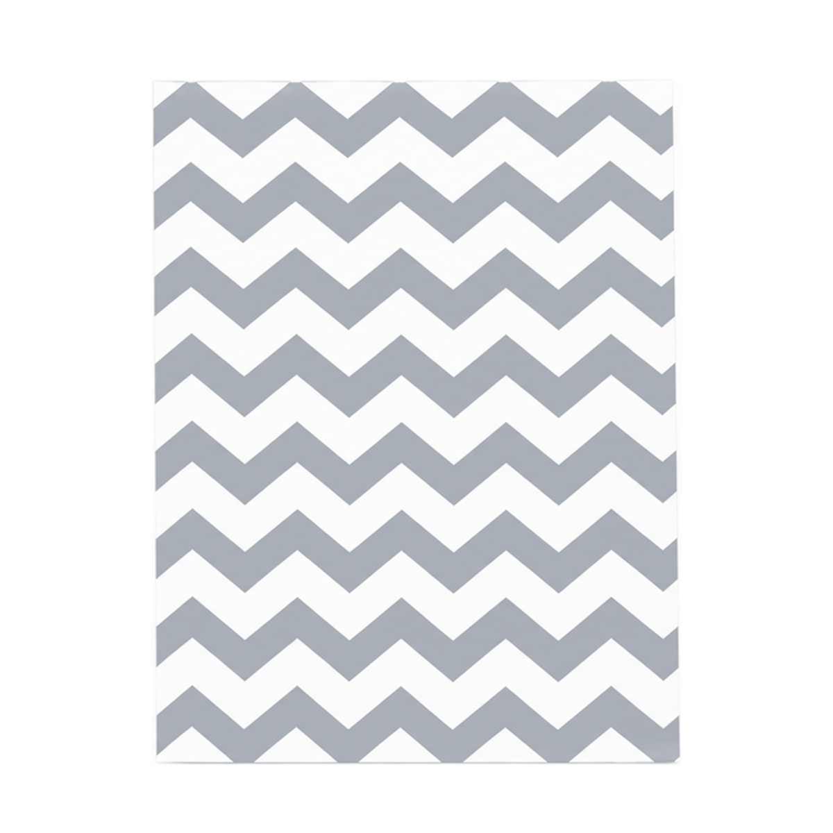 Silver Chevron Jewelry Bag — 8-1/2x11 — Kraft footprint