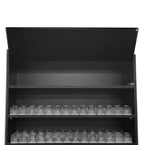 Full Wallcase Display Cabinet with Acrylic Push-Back Cigarette Dispenser
