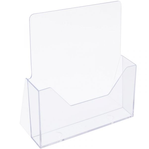 8-1/2"W x 11"H Literature Holder - Clear - Countertop