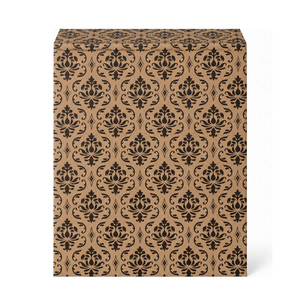 Damask/Kraft Paper Gift Bag – 8 1/2 x 11 inch