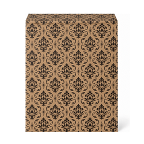 Damask/Kraft Paper Gift Bag – 8 1/2 x 11 inch