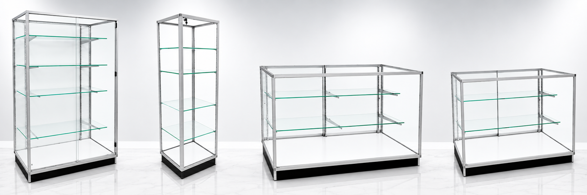 aluminum display cases and retail counters