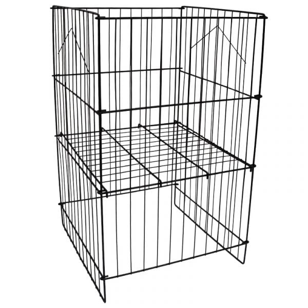 18" X 18" X 30"H Grid Dump Bin