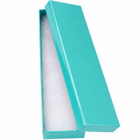 Teal Elongated Jewelry Box