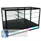 Radius Edge Retail Showcase with RGB Chasing Lights