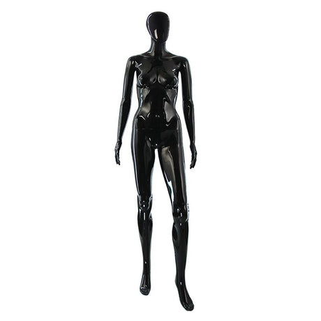 Plastic Female Mannequin Black F13GB-EVE