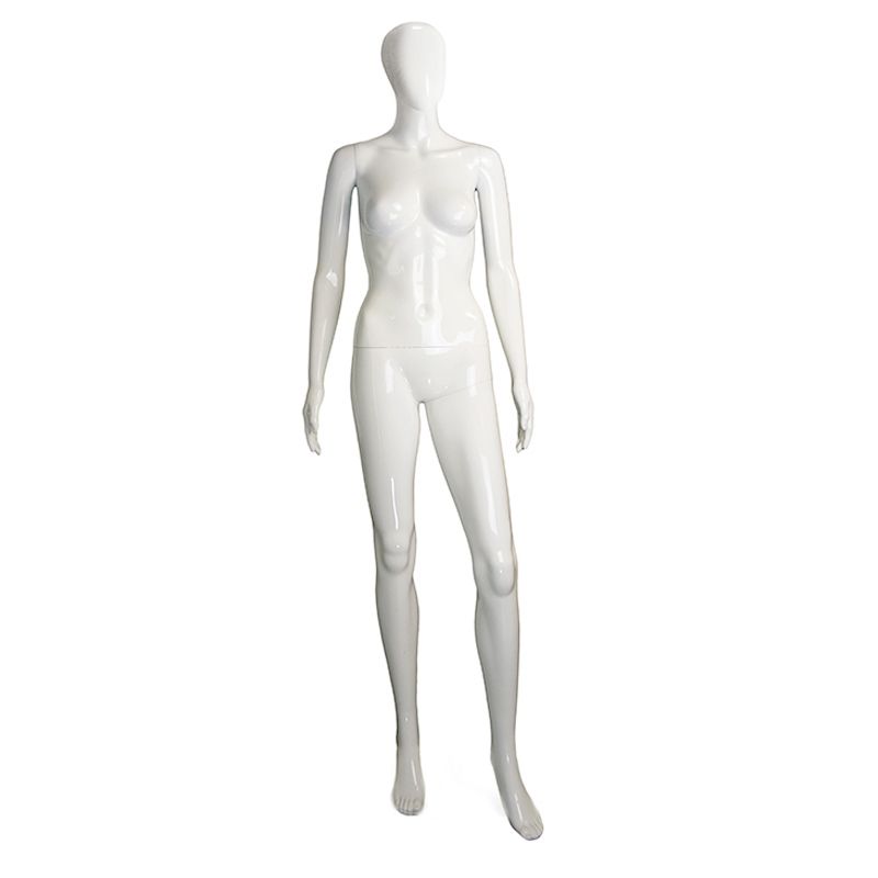 Plastic Female Mannequin White F13GW-EVE