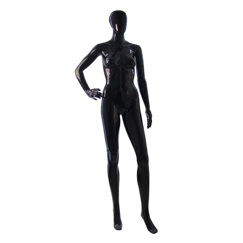 Plastic Female Mannequin Black F9GB-EVE