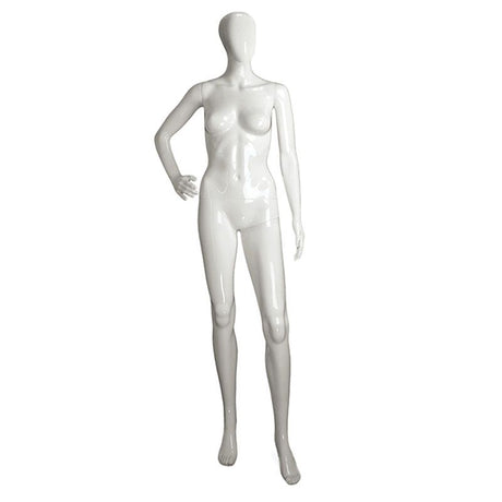 Plastic Female Mannequin White F9GW-EVE