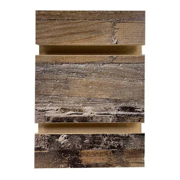 Slatwall Panel — Farmhouse Planks — Front view