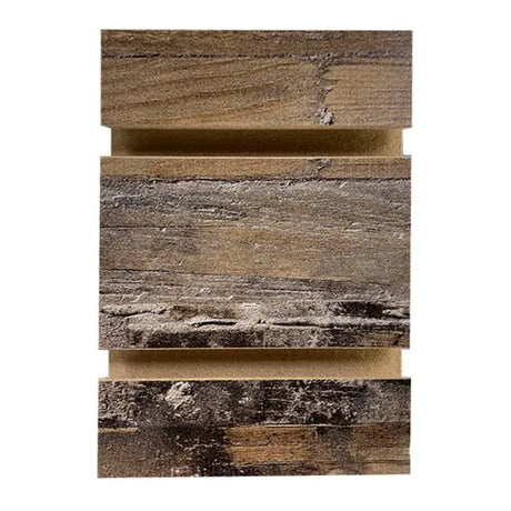 Slatwall Panel — Farmhouse Planks — Front view