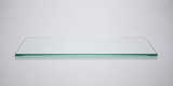 Clear tempered glass shelf — 12 × 24 in
