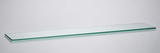 Clear tempered glass shelf — 12 × 36 in