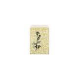 Goldtone Flower Paper Gift Bag, 4 x 6