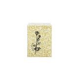 Goldtone Flower Paper Gift Bag, 5 x 7