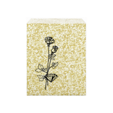 Goldtone Flower Paper Gift Bag, 8½ x 11