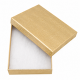 Gold Linen Large Jewelry Box