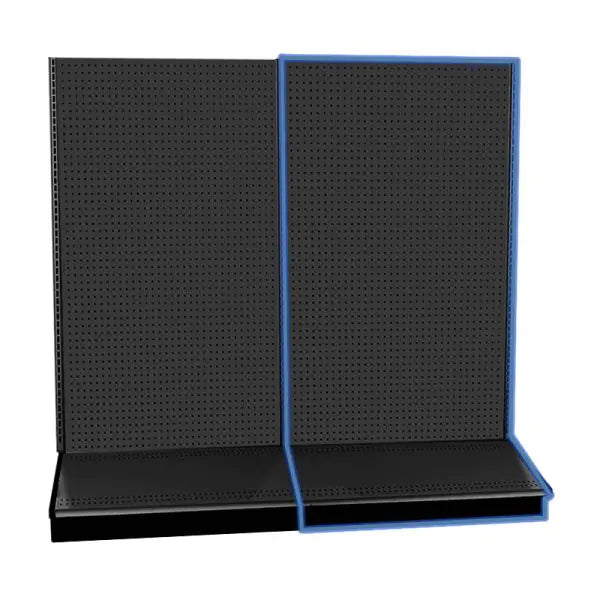 Black gondola wall add-on unit