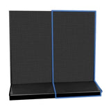 Black gondola wall add-on unit
