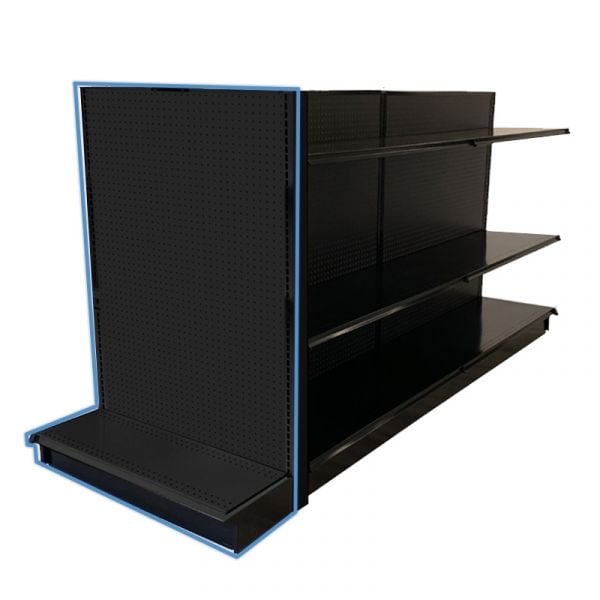 Gondola Aisle End Cap - Black