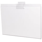 Plexi Cardholder for Slatwall / Grid – Clear