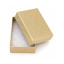Gold Linen Jewelry Box