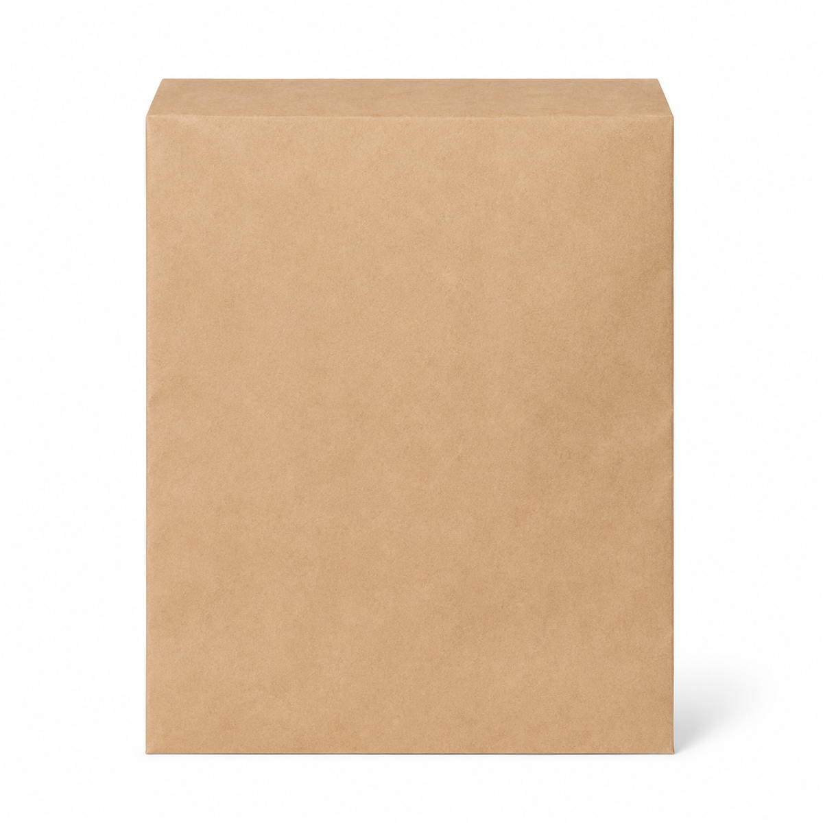 Plain kraft jewelry bag, 8-1/2 x 11 inches
