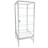 Luxury Retail Locking Glass Tower w/ LED Lights