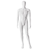 Plastic Male Mannequin White M1GW-TAB