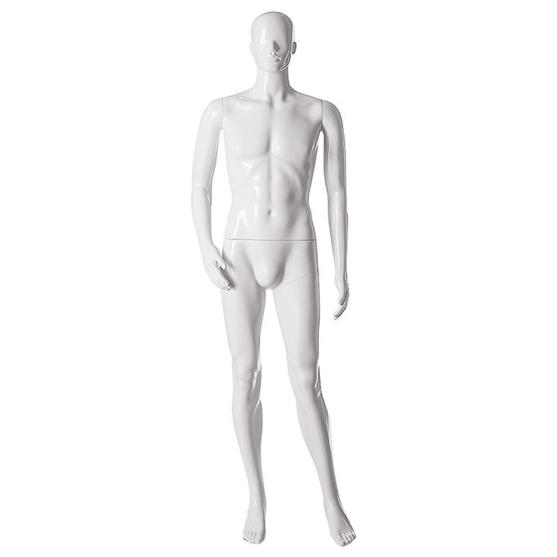 Plastic Male Mannequin White M2GW-VIC