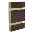 Slatwall Panel — Mahoghany — Side-angle view (primary)