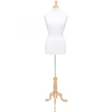 Female Jersey Form - White with Maple Base