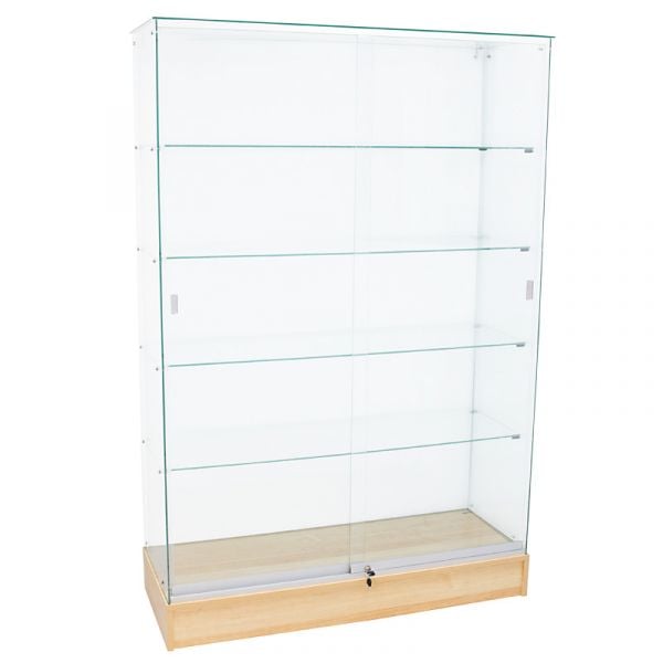 Full Vision Frameless Retail Wallcase