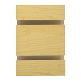 Slatwall Panel — Hard Rock Maple — Front view