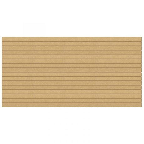 Slatwall Panel — Paint Grade — Full-sheet view