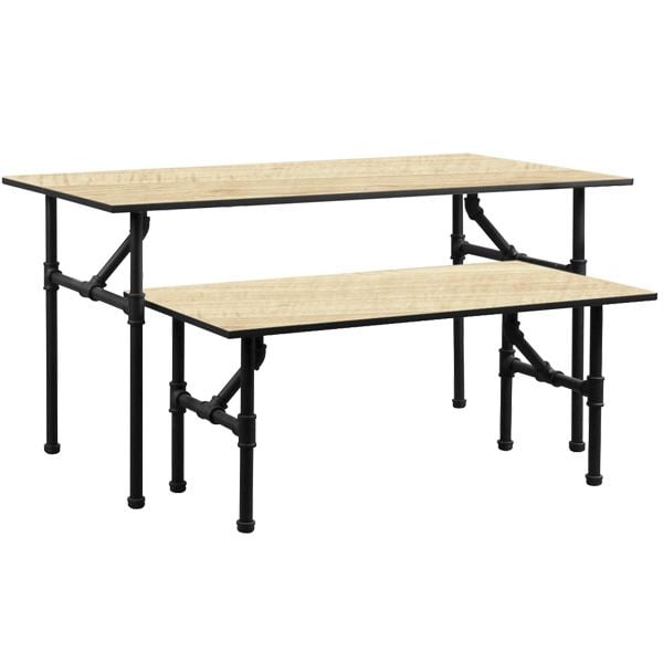 Pipe Line Nesting Tables - Set of 2