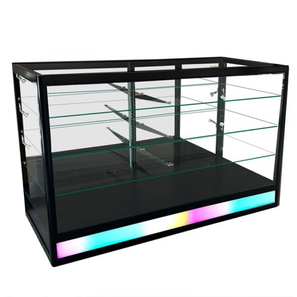 Radius Edge Retail Showcase with RGB Chasing Lights