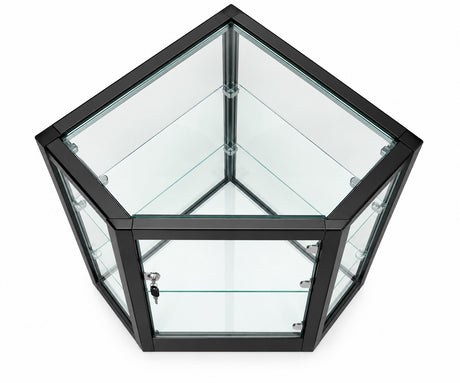 SGCCX20B black Extra Vision corner case - elevated top angle view
