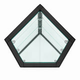 SGCCX20B black Extra Vision corner case - straight-down top view