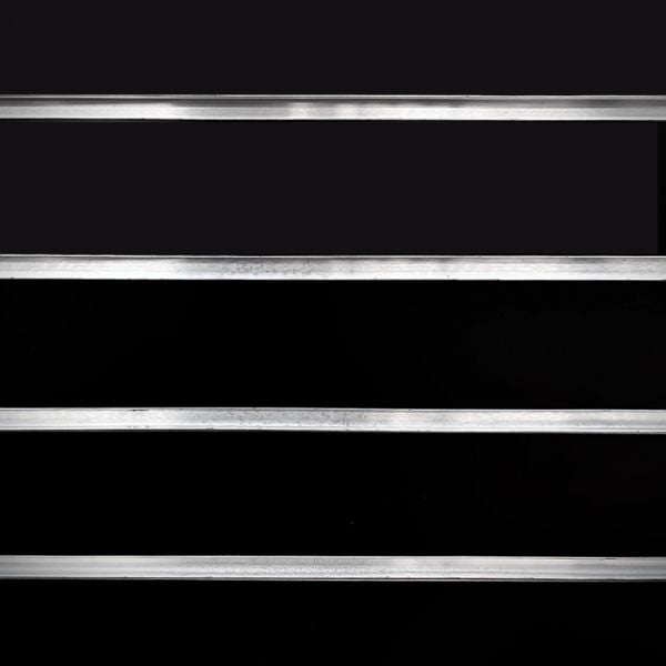 Slatwall 4-Way Display With Aluminum Inserts