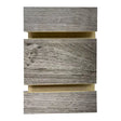 Slatwall Panel — Stormy Oak — Front view