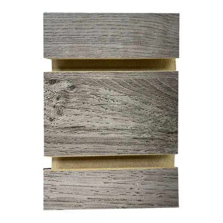 Slatwall Panel — Stormy Oak — Front view