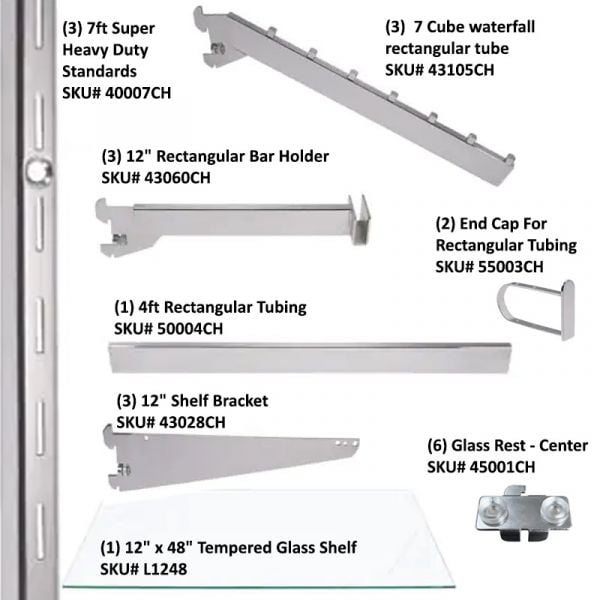 Wall Display Combo - Super Heavy Duty