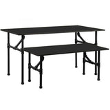 Black Pipeline Nesting Table