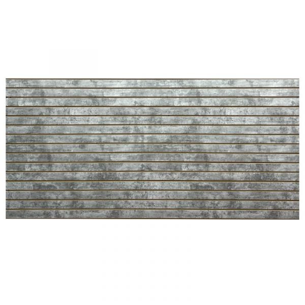 Slatwall Panel — Urban Concrete — Side-angle view (primary)